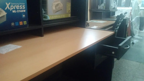 Escritorio Oficina Con 2 Cajones- Melamina 18 Mm Cod 911