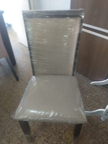Silla Cocina Comedor Guatambu Enrique Con Respaldo Tapizado.