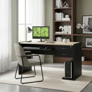D_821338-MLA92897525976_092025-O.jpg Mesa Escritorio P- Pc Con 2 Cajones- Melamina 18 Mm Cod 902