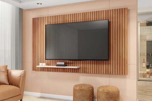 Panel Para Tv Aegon Hasta 70 Pulgadas Con Listones. Caemmun