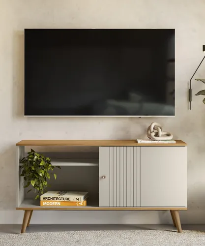 Rack Mesa Para Tv Led 50 Rubi. 120 X 64 X 36- Linea Brasil