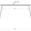 D_823817-MLU76574684743_052024-O.webp Mesa Comedor Living Cocina Rectangular 1,20mt Industrial Atakama Patas Negras Dielfe Negro