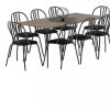 Mesa Cocina Comedor Brooklyn 180 X 82- Melamina. Base Caño