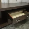 Excelente Rack Mesa Tv- Led Minimalista 2 Cajones Melamina