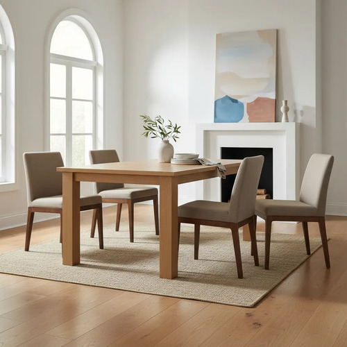 Mesa Cocina Comedor Corpus- 150 X 90 Pino Lustrado