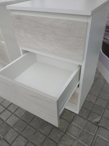D_825832-MLA50451029170_062022-O.jpg Mesa De Luz Para Sommier- 3 Cajones Corred. Met 64 X 42 X 30
