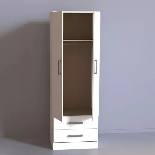 Ropero Placard Bahia 2 Puertas, 2 Cajones- 184 X 61 X 47
