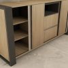 Bahiut Vajillero Dynamic 180 X 85 Con Usb, Cajones Y Puertas