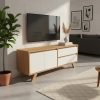 D_828348-MLA93314143093_092025-O.jpg Rack Mesa P- Tv Led 2 Puertas, 2 Cajones 140 X 60. Paraiso B