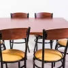 Combo Cocina Comedor Mesa Cuadrada 120x120 + 6 Sillas Vienes