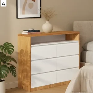 Comoda Chifonier Arkos 6 Cajones. Tapa Paraiso- 115 X 94