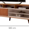 Rack Para Tv Flow, 1 Puerta Corrediza- 170 X 60- Dj Moveis