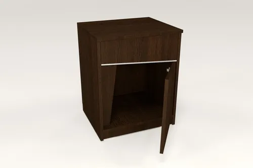 Mesa De Luz 1 Cajon 1 Puerta- 52 X 68 X 36- Kendor