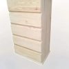 Cajonera Chiffonier 5 Cajones Gigante. Pino Sin Lustre