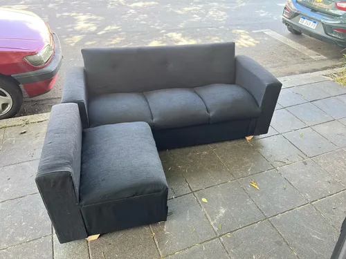 Sofa Sillon Living Esquinero Con Camastro Y Apoya Brazos Mar