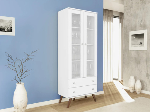 Mueble Organizador Cristalero 2 Ptas, 2 Caj 182 X 70 Esm 217