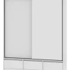 Ropero Placard Organizador- 2 Ptas Corred. 3 Caj. Pc-180