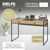 D_833609-MLA79783237987_102024-O.jpg Escritorio Para Oficina Industrial Escritorios De Melamina Moderno Hierro Metal Negro Color Roble Vintage 120cm Niños O Adultos Home Office Notebook Computadora Eci120 Dielfe