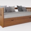 Divan Cama Con Carro Cama Mediterraneo Cod. 110 Pino Lustra