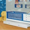 Cama Cuna Funcional Lucia Con Carro-. Mdf Laqueado