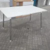 D_834356-MLA52371794706_112022-O.webp Mesa Cocina Comedor Kaunas. Tapa Melamina Base Crom 120 X 82