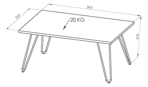 D_836046-MLU76531859778_052024-O.jpg Mesa Ratona Industrial Rectangular Living 90 Cm Color Atakama Con Patas De Hierro Negro Melamina 18mm Mesa Centro Baja Moderna Estilo Loft Fácil Armado Mir090 Dielfe