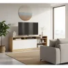 D_838242-MLA93373025130_092025-O.webp Rack Mesa Para Tv Led Mueble Moderno Living Estantes 1.80 Mt