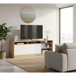 Rack Mesa Para Tv Led Mueble Moderno Living Estantes 1.80 Mt