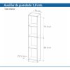 D_839880-MLA85675527698_062025-O.jpg Despensero Organizador Con Estantes- 180 X 36 X 34--cdm 362
