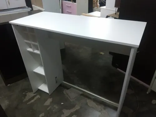 Barra Cocina Desayunador. Melamina. 120 X 102 X 50 Cod. 360