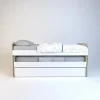 Cama Nido Bicama 1 Plaza 0,80 Mts. Con Carro Cama. Cod. 6457