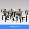 D_841431-MLA31712597204_082019-O.webp Combo Cocina Comedor Mesa Melamina 140 + 6 Sillas Roma C 20