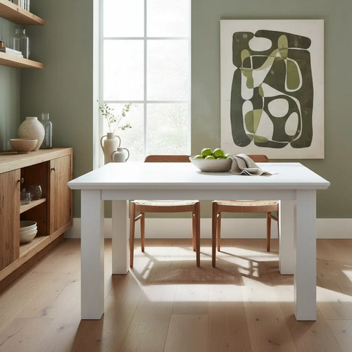 Mesa Cocina Comedor Prisma 140 X 140- Mdf Laqueado Cod. 25