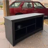 Rack Mesa Para Tv Depot Tv Stand. Color Negro- 135 X 60 X 40