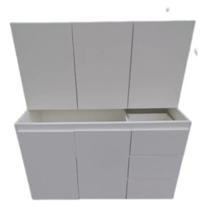 D_845053-MLA74887136265_032024-O.jpg Bajo Mesada + Alacena 1.20 Mts. Melamina Mdf 15 Mm-