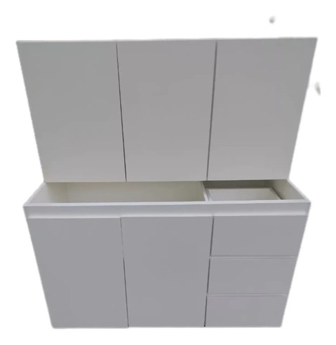 D_845053-MLA74887136265_032024-O.jpg Bajo Mesada + Alacena 1.20 Mts. Melamina Mdf 15 Mm-