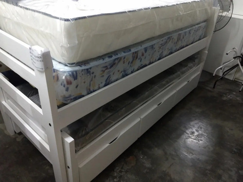 D_846636-MLA33050774456_112019-O.jpg Cama Nido Doble Con Cajonera (3 Cajonera). Pino Lustrado 213