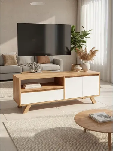 D_846642-MLA93313116831_092025-O.webp Rack Bahiut Mesa P- Tv- 140 X 60 2 Puertas, 1 Cajon- Paraiso