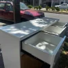 Bahiut Vajillero 3 Puertas, 3 Cajones 1.20 Mt Blanco Paraiso