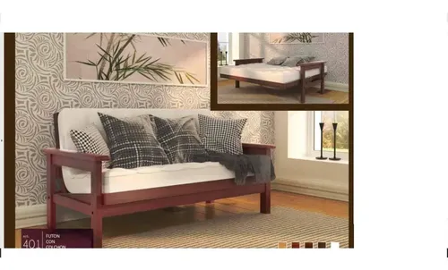 D_847352-MLA33045094446_112019-O.webp Futon 3 Cuerpos Pino Lustrado. Con Colchon Comun- Cod. 401