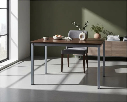 Mesa De Cocina Comedor Melamina. 1,10 X 0,85 Mz1100/c4
