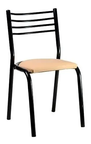Combo Juego Cocina Comedor Mesa + 6 Caño Refor Sillas Mod. 6