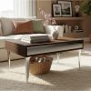 D_850227-MLA93264031697_092025-O.jpg Mesa De Living Luar- Elevable- Patas Cromadas- 90 X 56