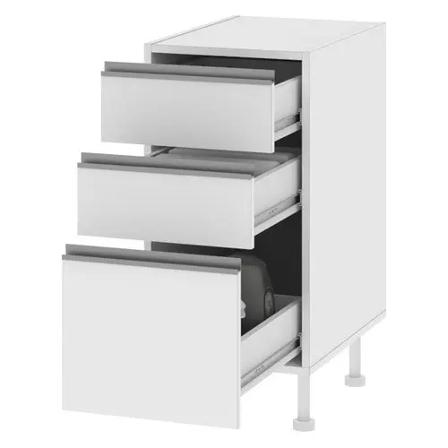 Combo Bajo Mesada + Alacena 1.20 Cm.+ Mesada Acero Inox