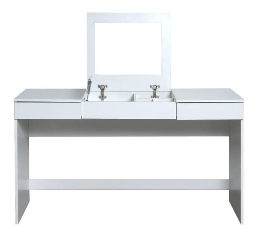 Escritorio Con Espejo Maquillador Camarin Con 2 Cajones