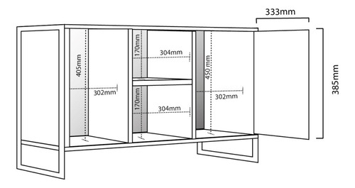 Rack Mesa Para Tv Led 42 - Estructura De Caño- Dst 02