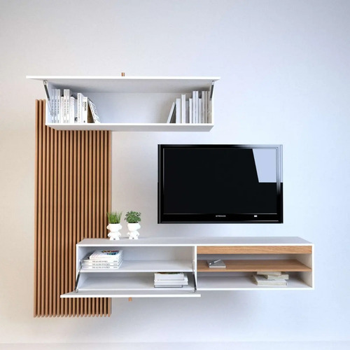 D_852881-MLA51278787062_082022-O.jpg Panel Rack Organizador Flotante P- Tv.- 220 X 190. Cod. 1111