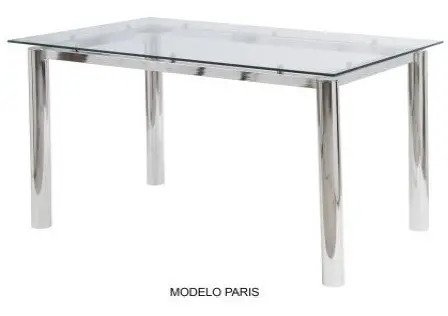 D_853049-MLA31114071057_062019-O.jpg Juego Cocina Comedor Mesa 1.40 + 6 Sillas Cromada Capri Co2