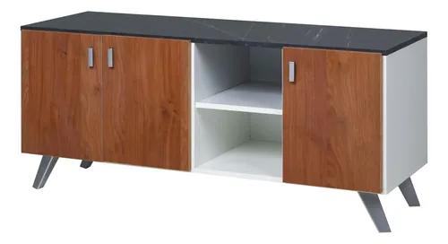 Rack Mesa Para Tv Led Mesina- 2puertas- Estantes- 118 X 52