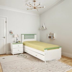 D_853529-MLA89087647684_082025-O.jpg Cama 1 Plaza 0.80 Lucia Sin Carro- Mdf Laqueado Cod. 300